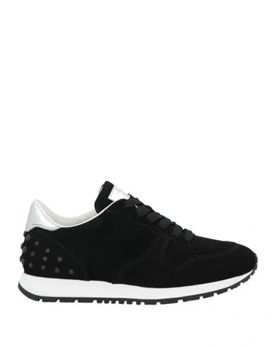 Tod's Woman Sneakers Black Size 7 Leather