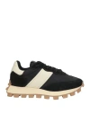 Tod's Woman Sneakers Black Size 7 Leather, Textile Fibers