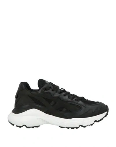 Tod's Woman Sneakers Black Size 7 Soft Leather, Textile Fibers