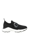 Tod's Black Canvas Kate Sneakers