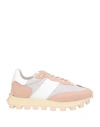 Tod's Panelled Low-top Sneakers In Pink