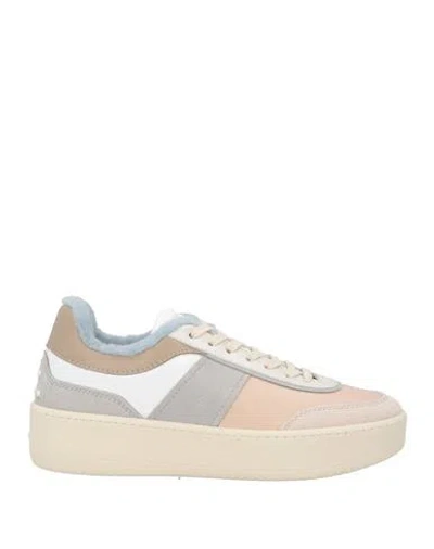 Tod's Woman Sneakers Blush Size 6 Leather In Pink