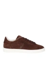 Tod's Woman Sneakers Chocolate Brown Size 7.5 Leather