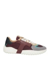 Tod's Woman Sneakers Cocoa Size 11 Soft Leather, Textile Fibers In Brown