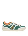 Tod's Woman Sneakers Green Size 8 Leather, Textile Fibers In Green