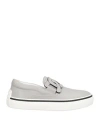 Tod's Woman Sneakers Grey Size 8 Leather
