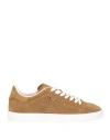 Tod's Woman Sneakers Khaki Size 6.5 Leather In Beige