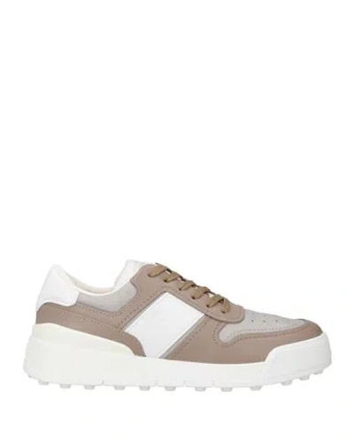 Tod's Woman Sneakers Light Brown Size 8 Soft Leather