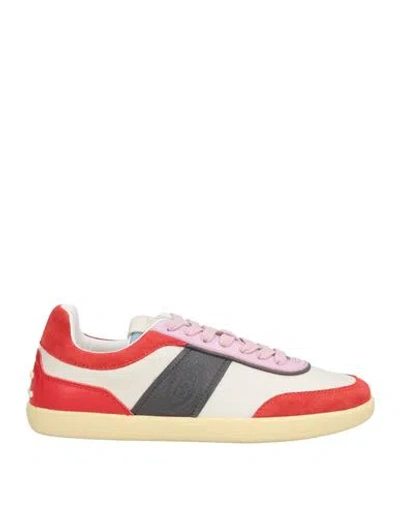 Tod's Woman Sneakers Light Grey Size 6 Leather