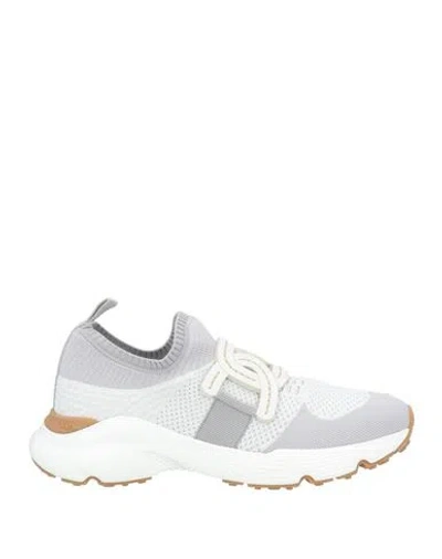 Tod's Womens White Sport Run 54c Calzino Logo-embellished Mesh Low-top Trainers Eur 40 / 7 Uk