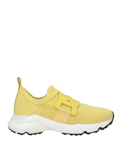 Tod's Sneakers In Acid Green