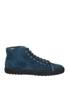Tod's Woman Sneakers Midnight Blue Size 6.5 Soft Leather