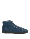 Tod's Woman Sneakers Navy Blue Size 7 Soft Leather