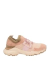 Tod's Woman Sneakers Blush Size 8 Textile Fibers In Pink