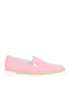 Tod's Woman Sneakers Pink Size 9.5 Soft Leather