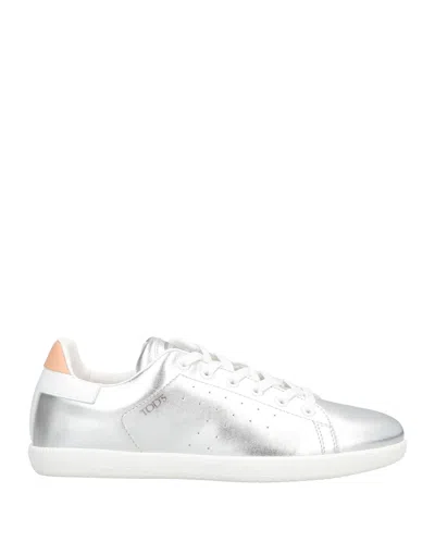 Tod's Sneakers In Silver