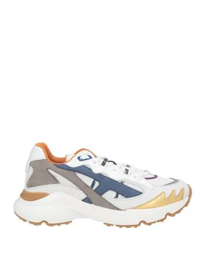 Tod's Woman Sneakers White Size 5.5 Leather, Textile Fibers