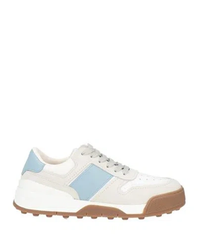 Tod's Woman Sneakers White Size 6.5 Leather