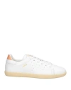 Tod's Woman Sneakers White Size 8 Cowhide In White