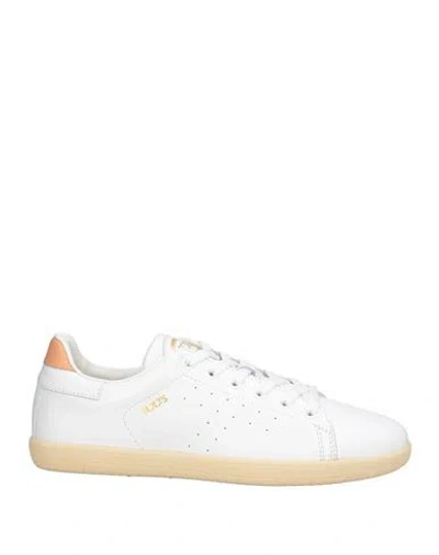 Tod's Woman Sneakers White Size 8 Cowhide