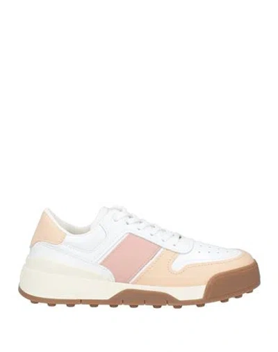 Tod's Woman Sneakers White Size 8 Leather