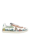 Tod's Woman Sneakers White Size 8 Textile Fibers, Leather In White
