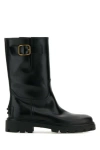 Tod's Buckled Leather Boots In Multicolor