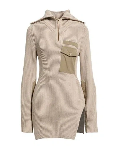 Tod's Woman Sweater Beige Size M Cotton In Sand