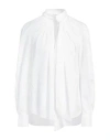Tod's Woman Top White Size 8 Polyester