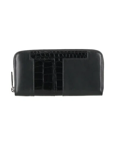 Tod's Woman Wallet Black Size - Leather