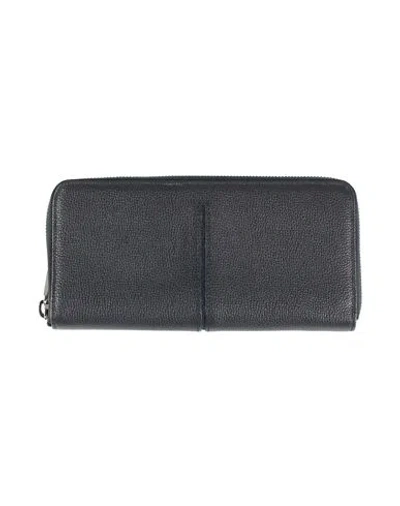 Tod's Woman Wallet Midnight Blue Size - Leather