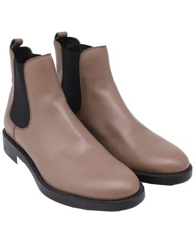 Pre-owned Tod's Women's Leather Chelsea Bootie (authentic Pre-loved)
