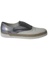 Tod's Women's Leather Francesina Espadrille Slip-on Sneaker (authentic Pre-  Loved) In Multi