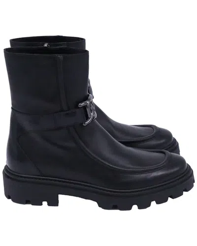Tod's Women's Leather Kate Bootie (authentic Pre-loved) In Black