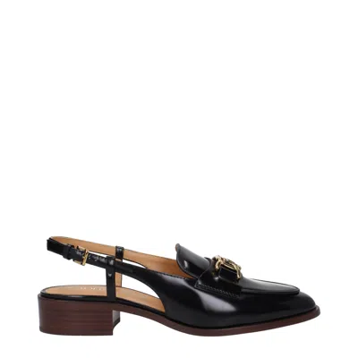 Tod's Women's Leather Sandals Black