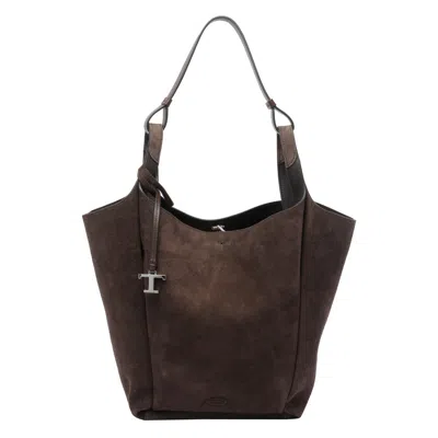 Tod's Women Medium Suede  Bucket Bag