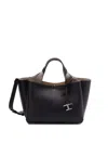 Tod's Apa 2 Mini Leather Top-handle Bag In Black