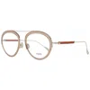 Tod's Brown Women Optical Frames In Beige