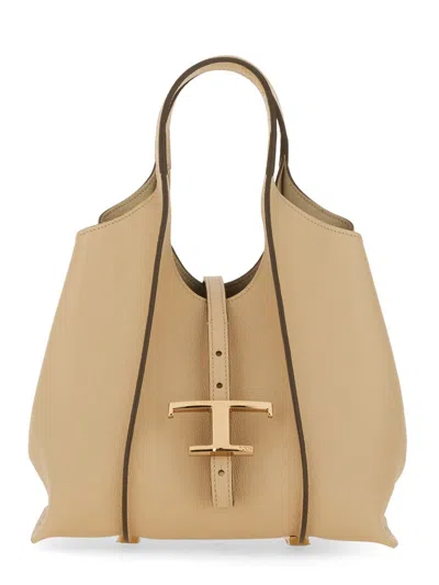 Tod's Women Shopping Bag T Timeless Mini In Cream