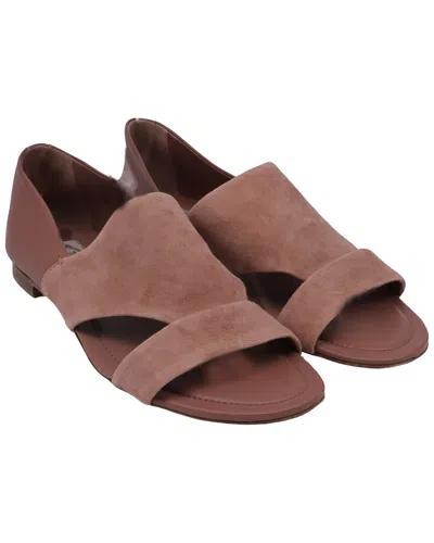 Pre-owned Tod's Women's Suede Slip-on Open-toe Sandal (authentic Pre-loved) In Pink/rose