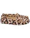 Tod's Women's Wool/hair Gommino Leopard-print Loafer (authentic Pre-loved) In Brown