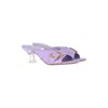 Tod's Leather Sandal In Purple