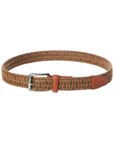 Tod's Woven Leather Belt In Multi