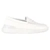 Tod's X Alber Elbaz Croc-embossed Loafers In White Leather In White