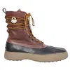 Tod's X Moncler X Palm Angels Leather Boots Men In Brown