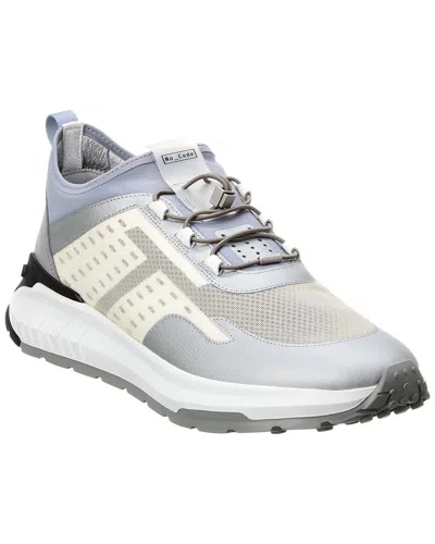 Tod's X No_code Leather Sneaker In Silver