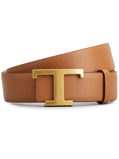 Tod's Men's Xcwtsb10100rbr Cint New T Timeless Revers In S410(kenia Sc.) C600(naturale)