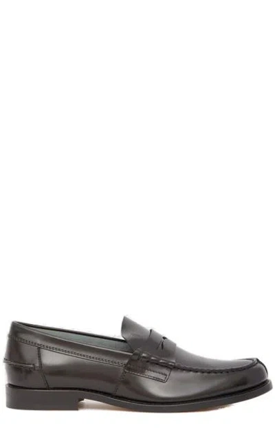 Tod's Xxm26c0co50akt Mocassino Cuoio In Black