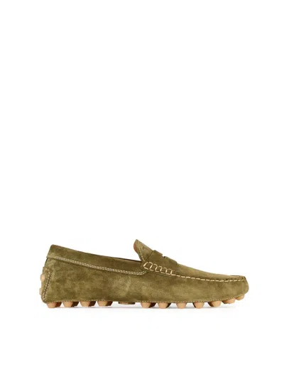Tod's Xxm52k00640re0 Mocassino Gommino Macro 52k In Green