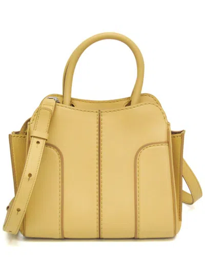 Tod's Yellow Leather Handbag (authentic Pre-loved)